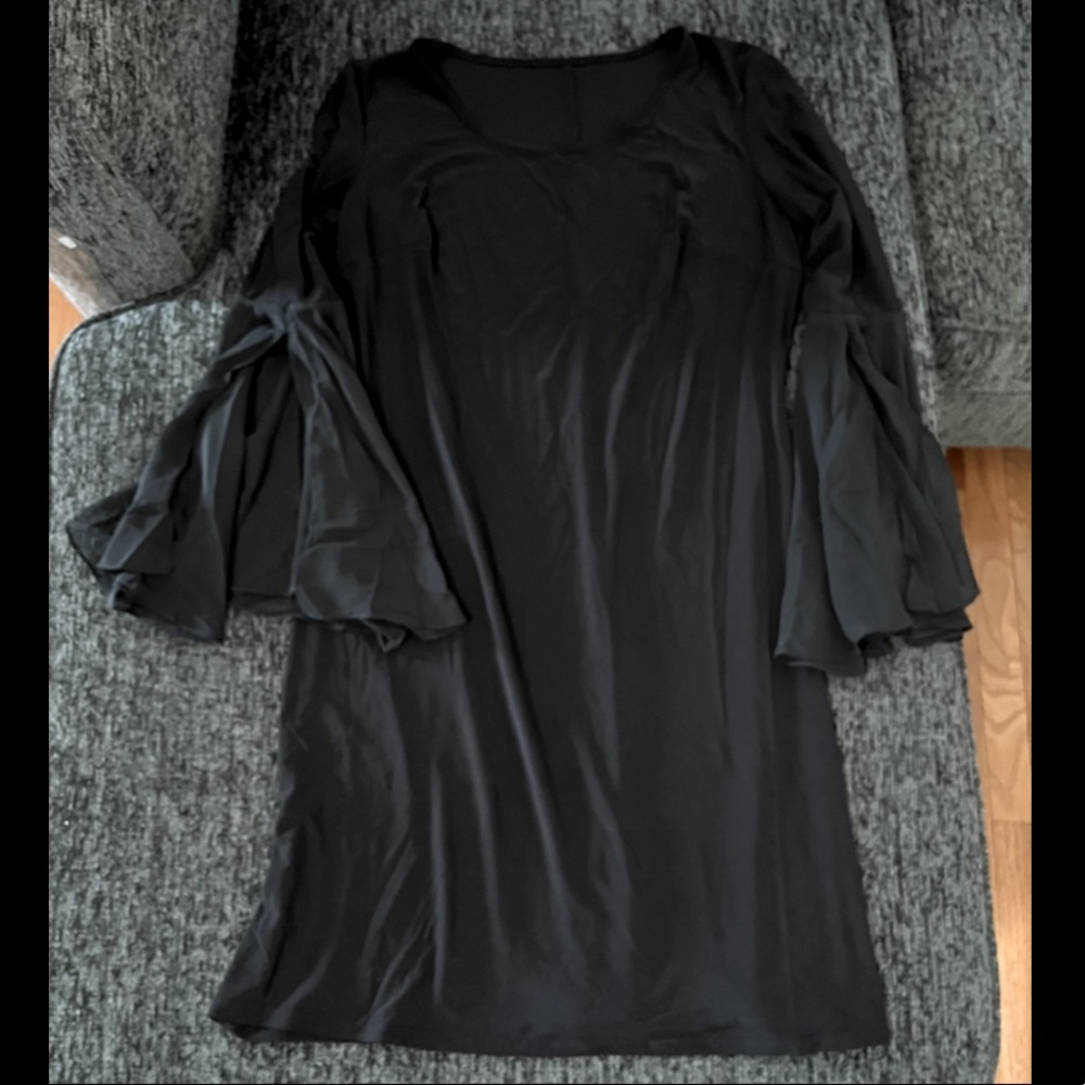 Apt. 9 Black Dress with Bell Sleeves